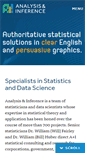 Mobile Screenshot of analysisandinference.com