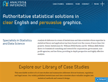 Tablet Screenshot of analysisandinference.com